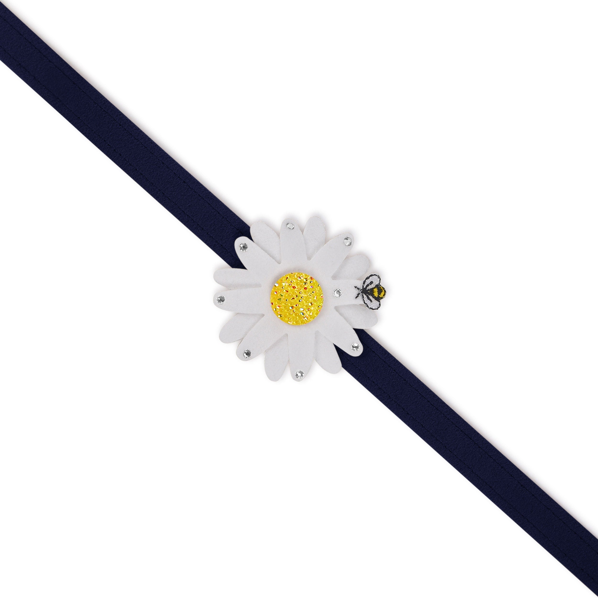 Large Daisy with AB Crystal Stellar Center Leash