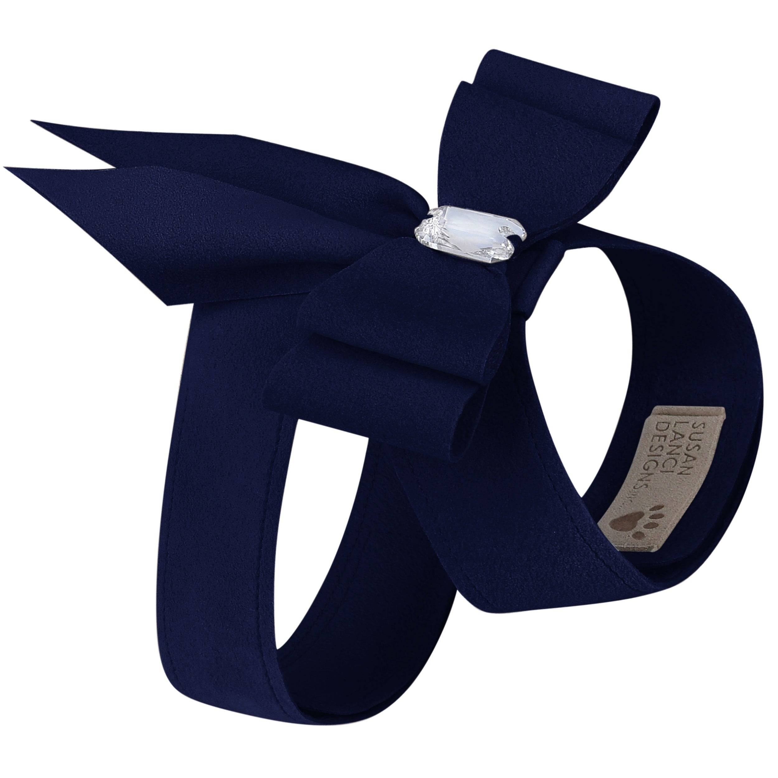 Double Tail Bow Tinkie Harness Indigo