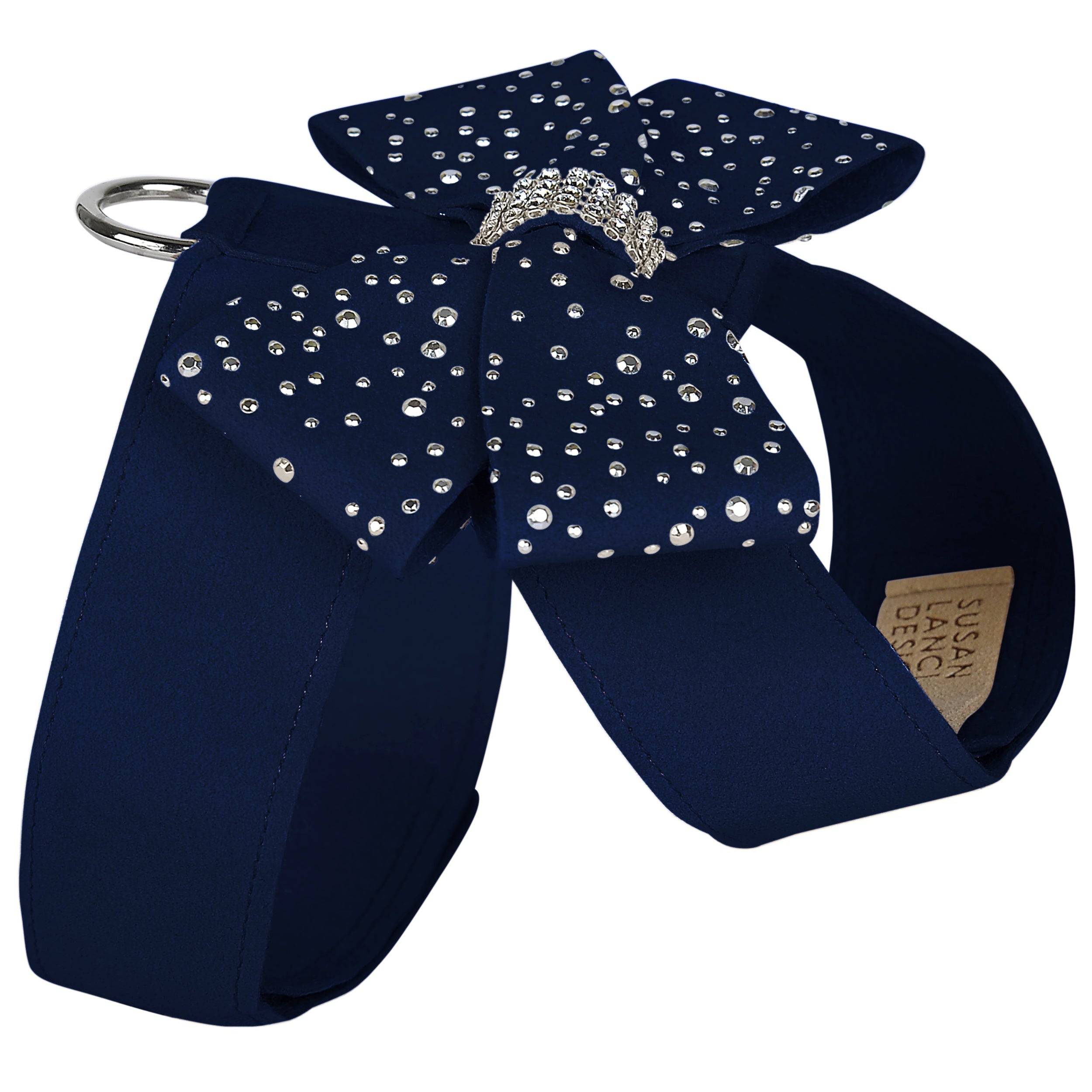 Silver Stardust Nouveau Bow Tinkie Harness Indigo