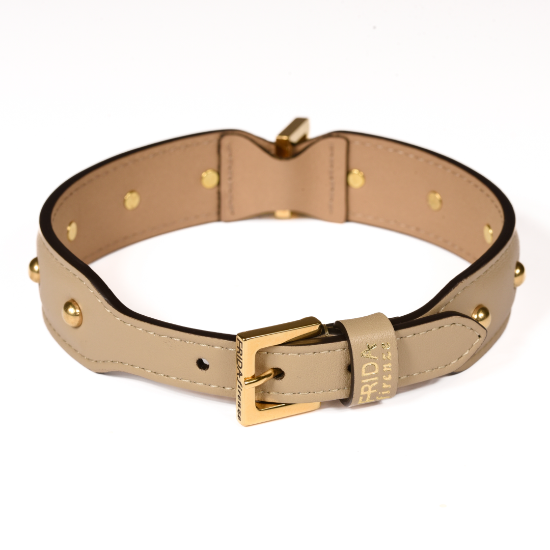 Sphere Mud Leather Collar