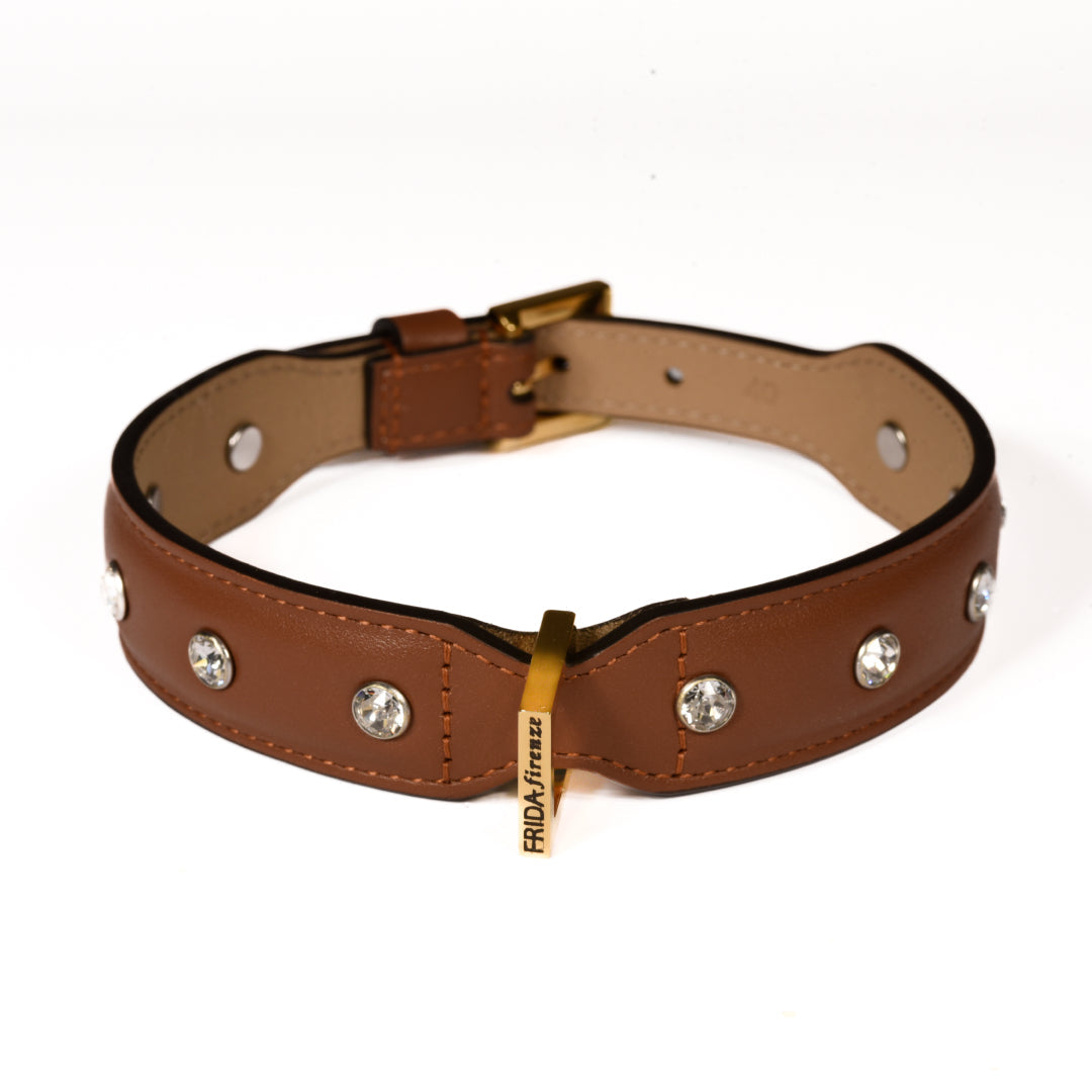 Swarovski Brown Collar 50cm