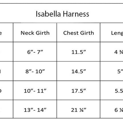 Isabella Dog Harness