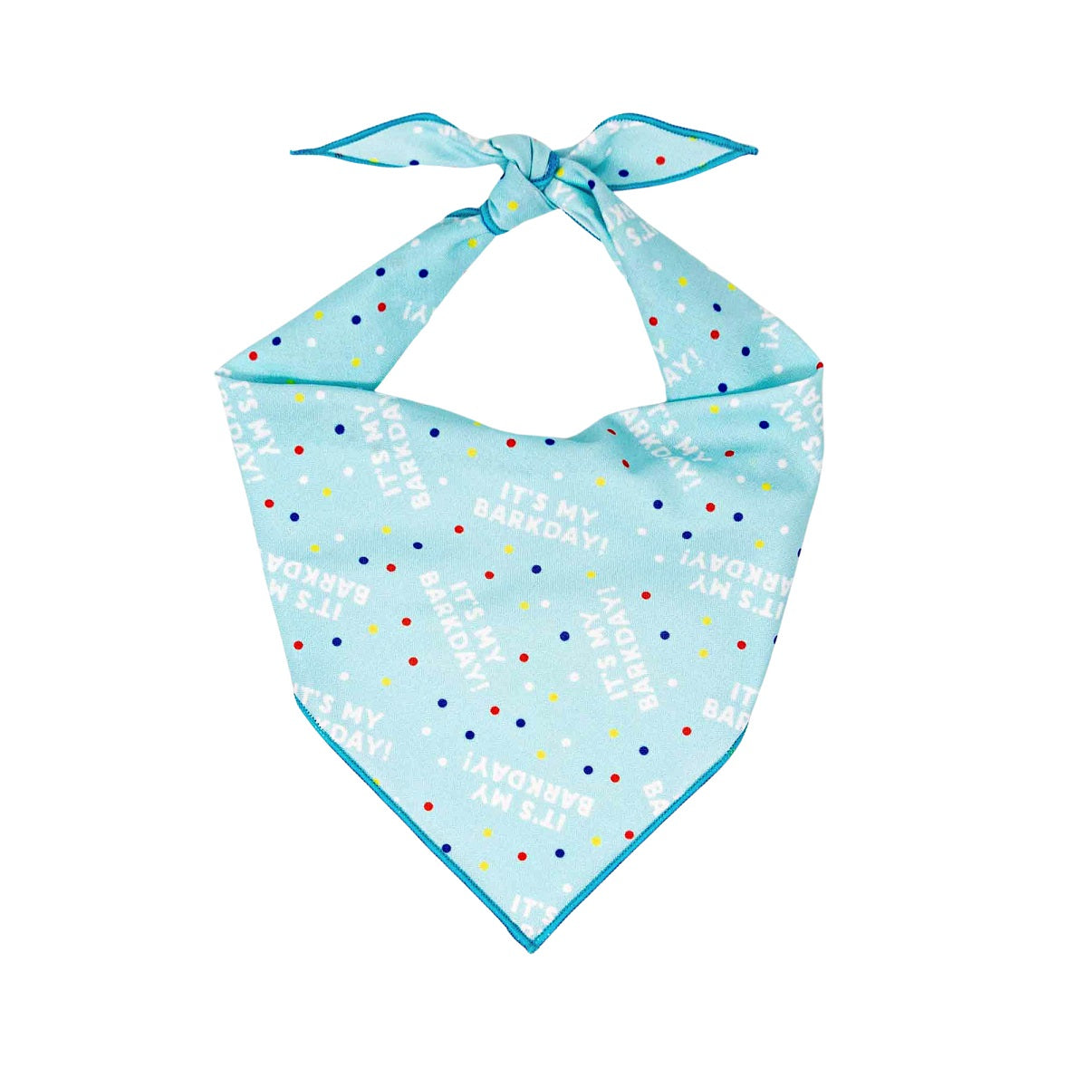 It's My Barkday Bandana - blue X-Large