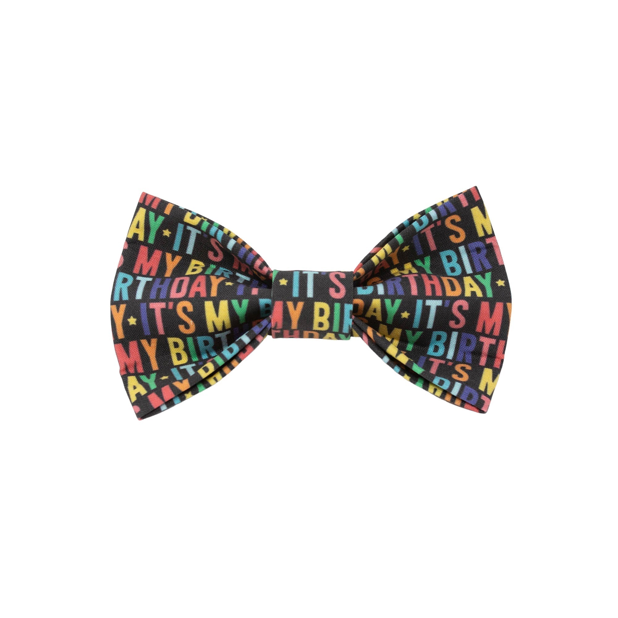 It's My Birthday Dog Bow Tie Black X-Large - 6