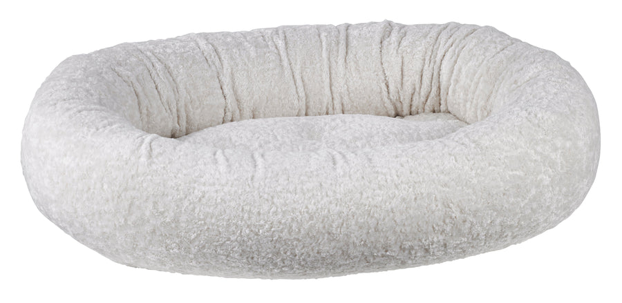 Ivory Sheepskin Donut Bed