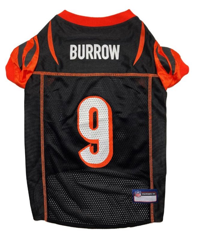 Joe Burrow Cincinnati Bengals Pet Jersey Extra Large