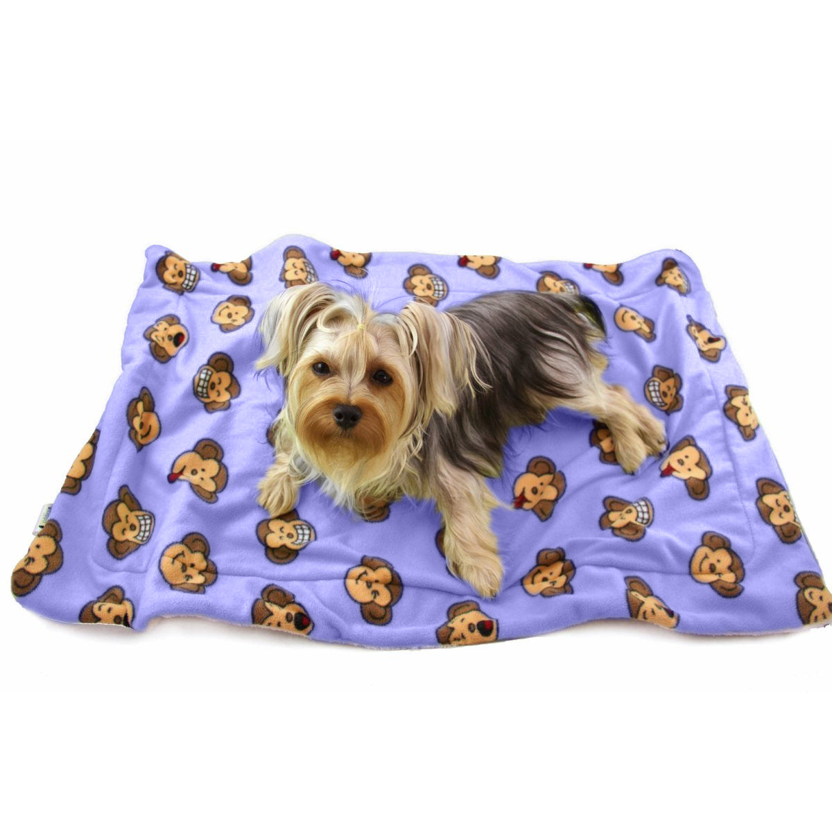 Double Layered Silly Monkey Fleece/Ultra-Plush Blanket - Lavender