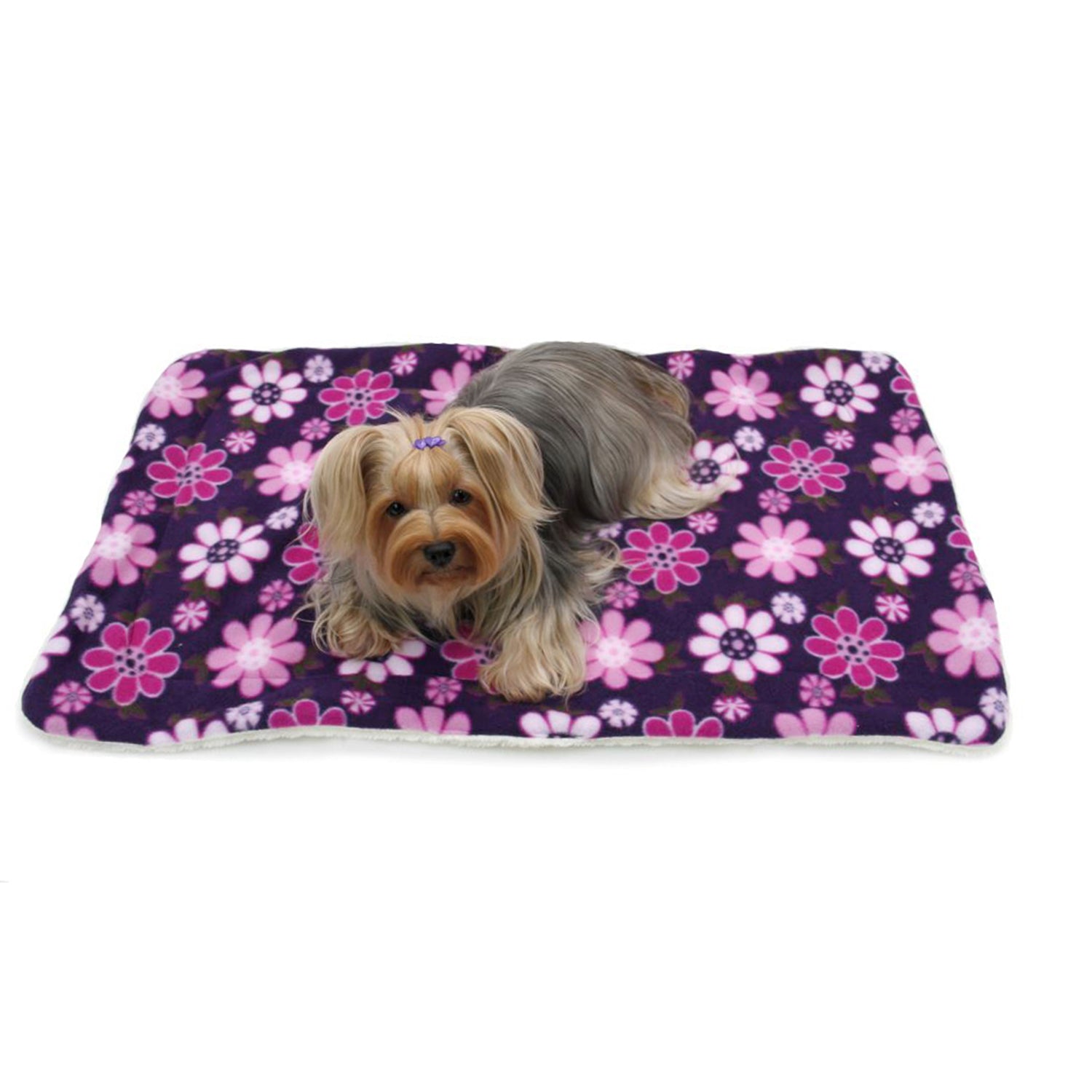 Double Layered Midnight Garden Fleece/Ultra-Plush Blanket