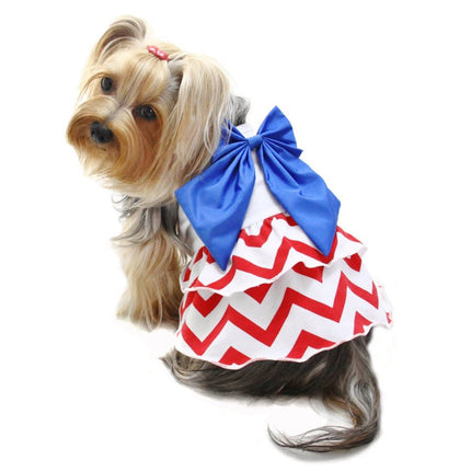 Red/White/Blue Large Bow Sundress