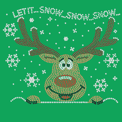 Let it Snow - Red Nose Reindeer - Bandana