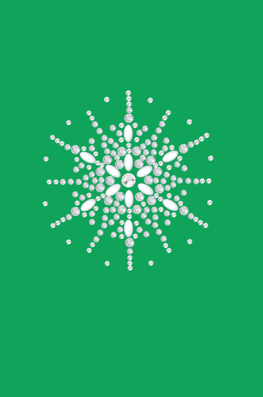 Snowflake 2 - Bandana Kelly Green