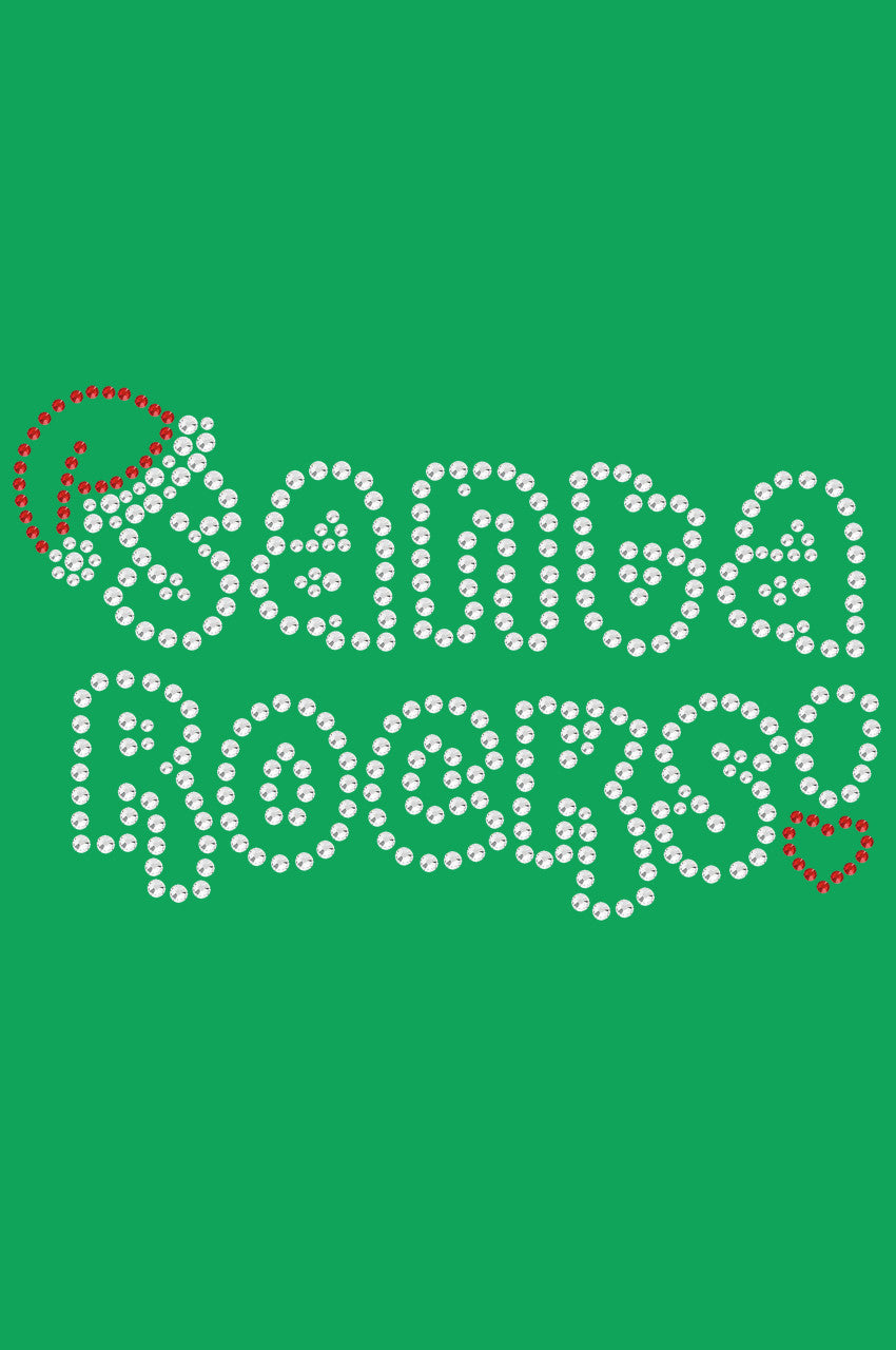 Santa Rocks - Bandana Kelly Green