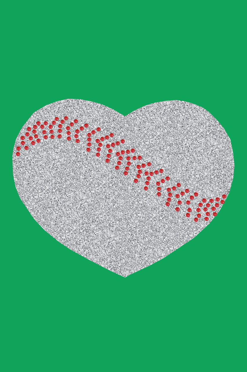 Baseball Heart - Bandana Kelly Green