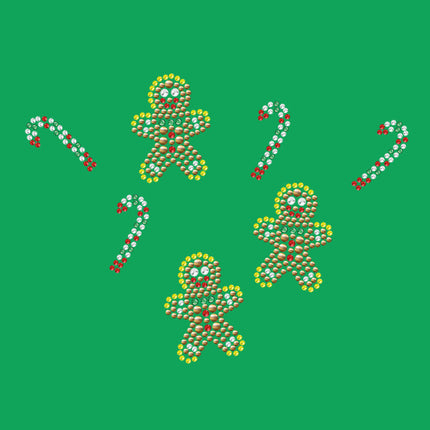 Gingerbread Men & Candy Canes - Bandana