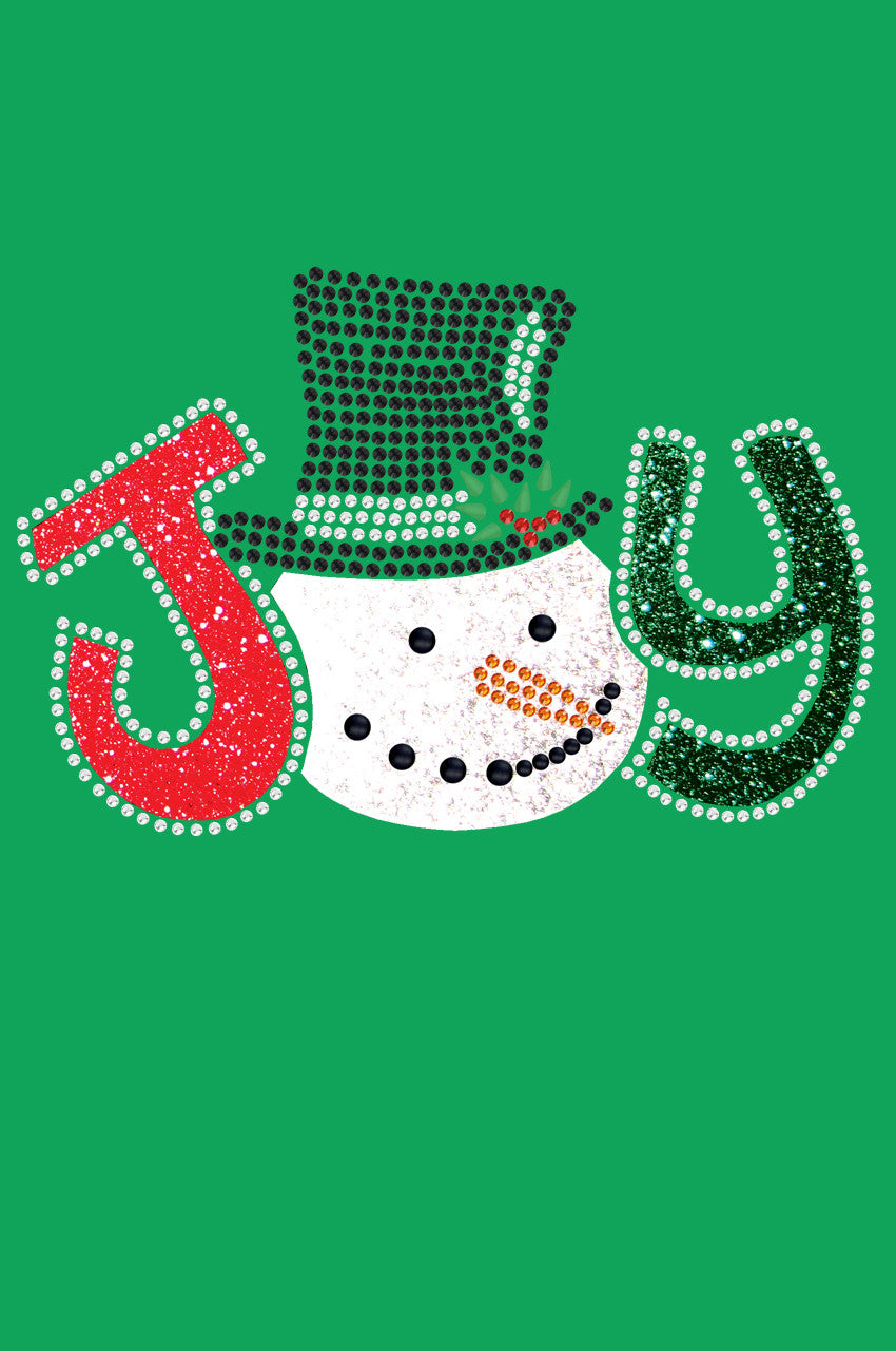 Joy Snowman - Bandana Kelly Green