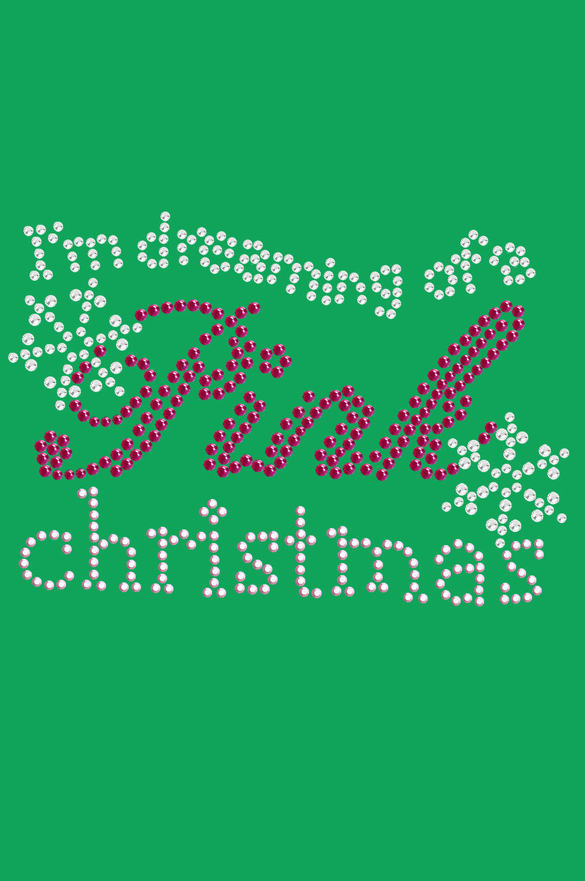 I'm Dreaming of a Pink Christmas - Bandana Kelly Green