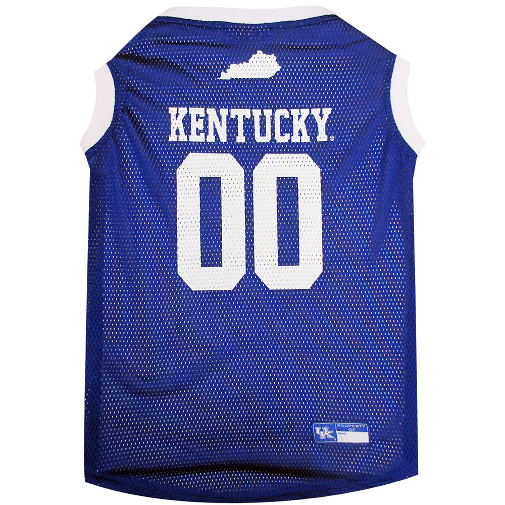 University of Kentucky Wildcats Basketball Mesh Dog Jersey Option