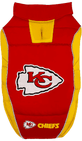 Kansas City Chiefs Puffer Vest Large