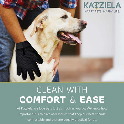 Katziela® Gentle Pet Grooming Gloves