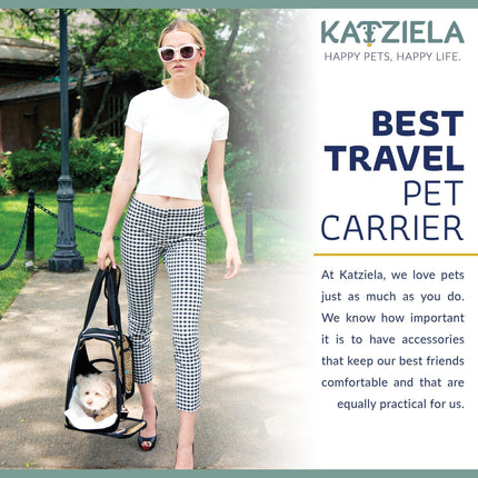 Katziela® Safari Sleeper Pet Carrier - Comfortable