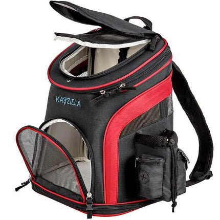 Katziela® Voyager Pet Backpack Carrier for Dog, Cat and Puppy - Great For Hikers