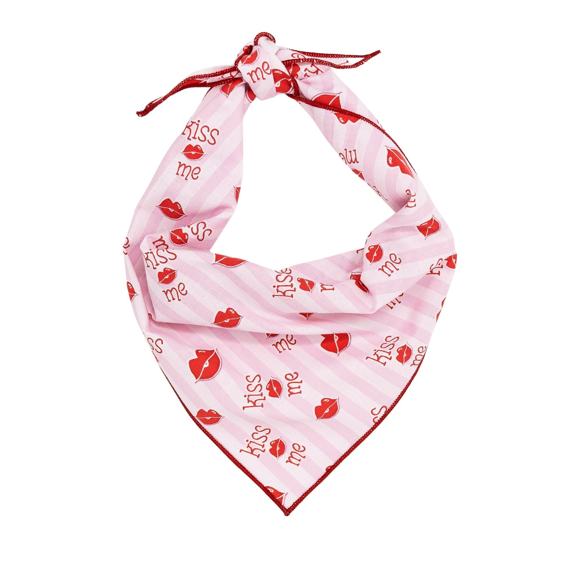 Kiss Me Lips Valentine Bandana X-Large