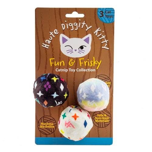 Kitty Vuiton Balls (Monogram) Catnip Toys