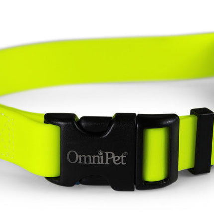 Neon Yellow Carnival Biothane Dog Collar / Lead