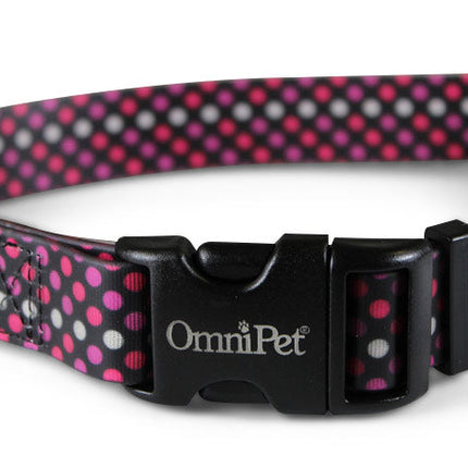 Polka Neon Attitudz Biothane Dog Collar / Lead