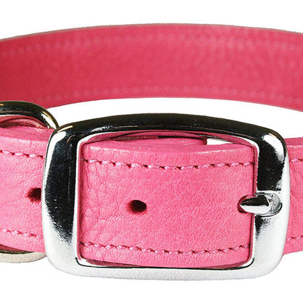 Flamingo Luxe Leather Dog Collar / Lead