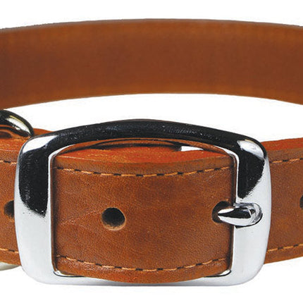 Tobacco Luxe Leather Dog Collar / Lead