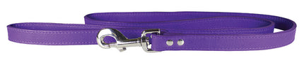 Violet Luxe Leather Dog Collar / Lead