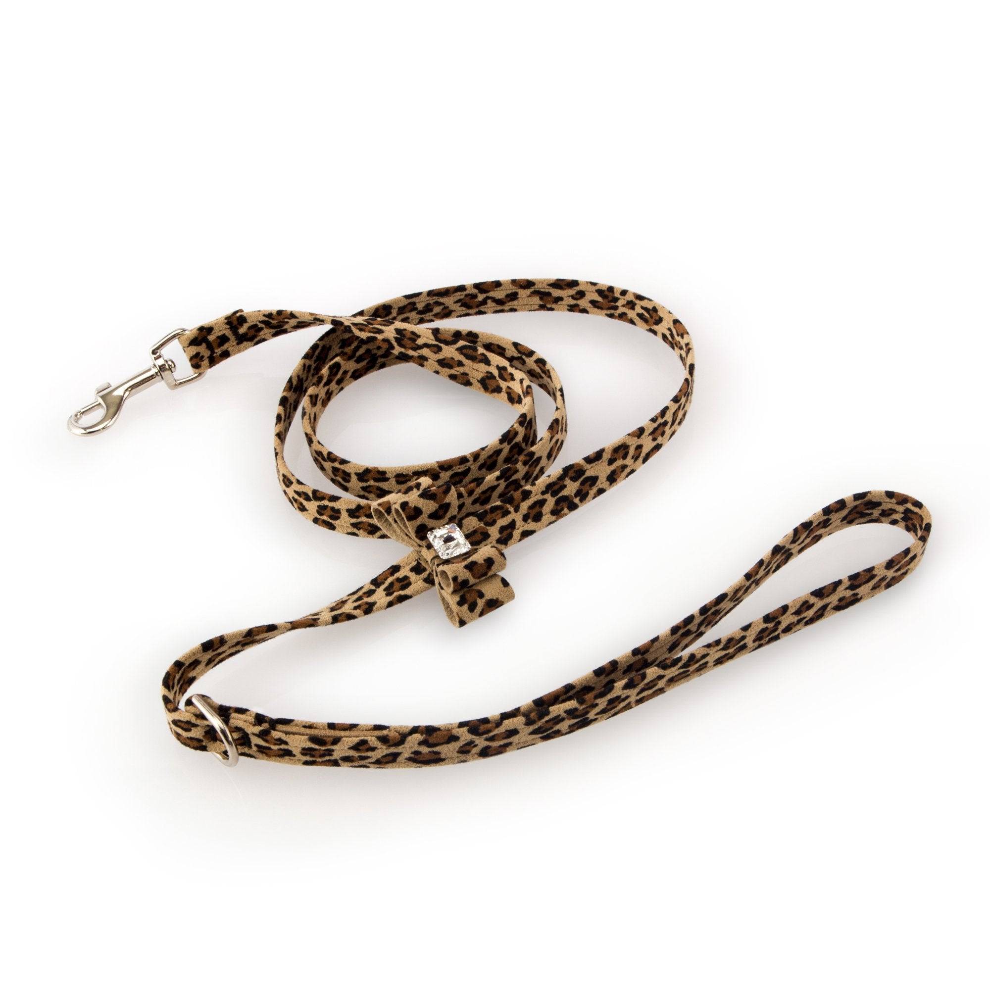 Cheetah Couture Big Bow Leash Cheetah