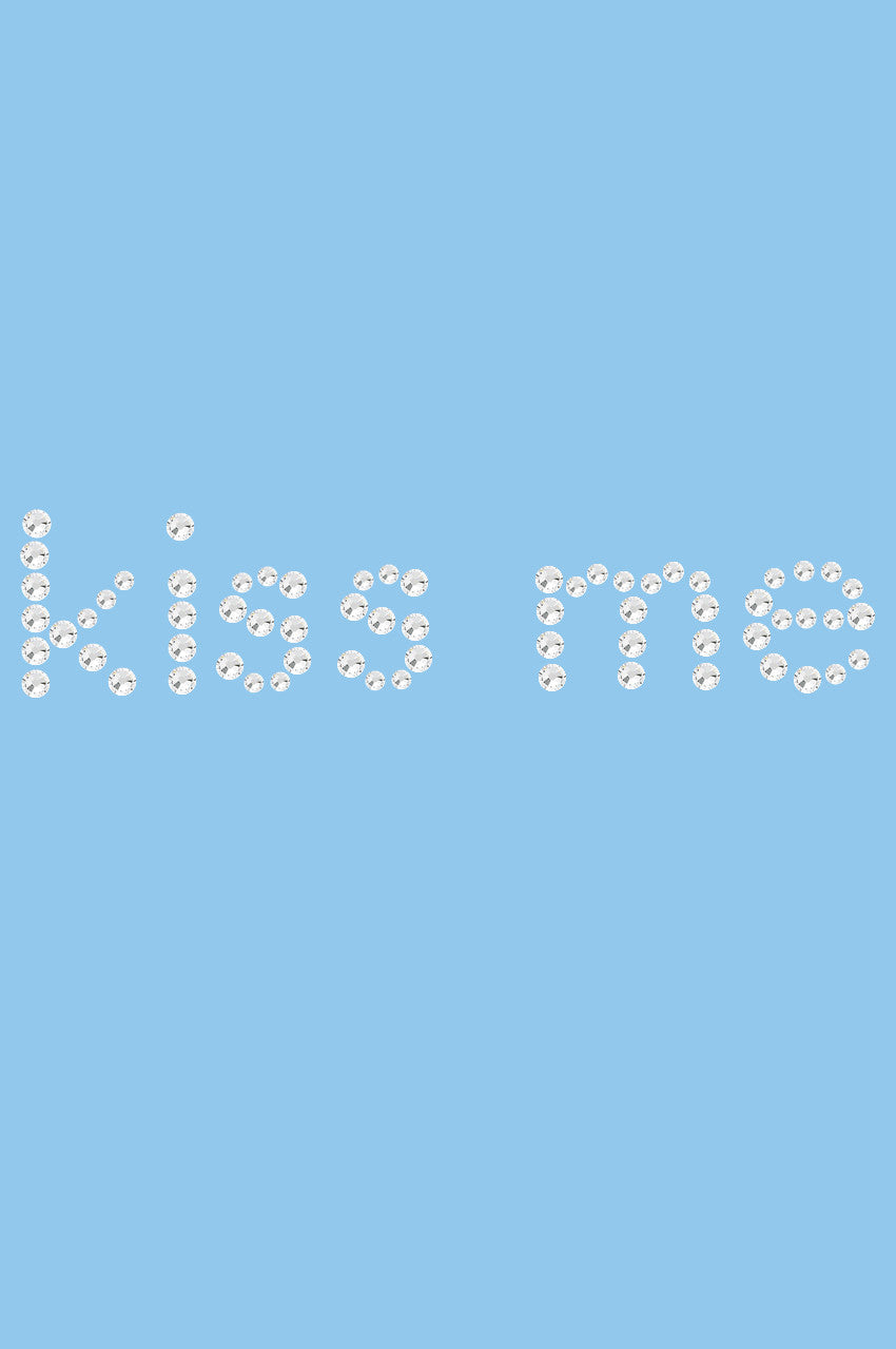 Kiss Me Bandanna Light Blue