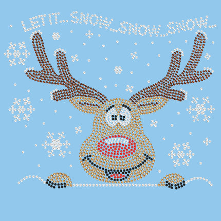 Let it Snow - Red Nose Reindeer - Bandana