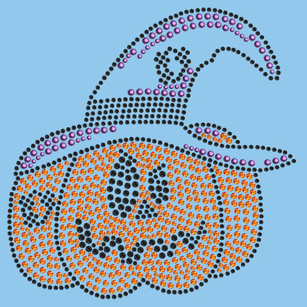 Jack O'Lantern with Hat - Women's T-shirt