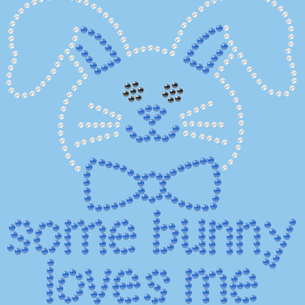 Some Bunny Loves Me (Blue) - Bandanna