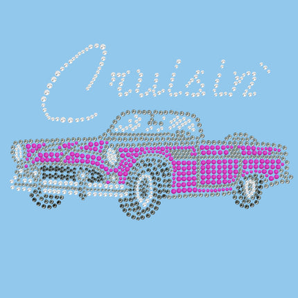 Cruisin Pink Convertible - Women's T-shirt