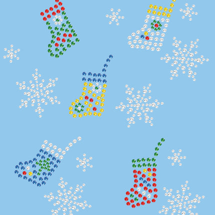 Stockings & Snowflakes - Bandana