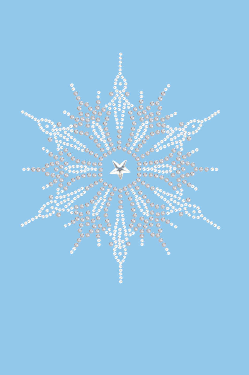 Snowflake 1 - Bandana Light Blue