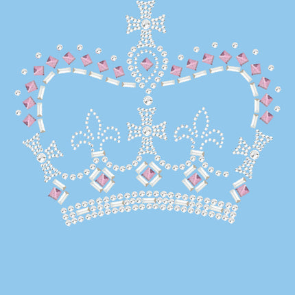 Crown 15 ( Pink, Silver & Clear) - Women's T-shirt