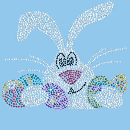 Large Bunny & Eggs - Women's T-shirt