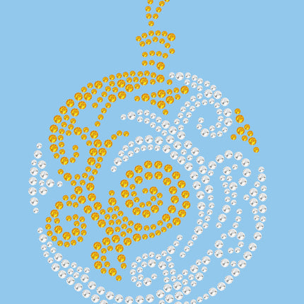 Gold & Silver Christmas Ornament - Bandana