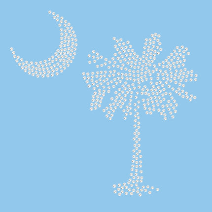 Palmetto Tree & Moon - Women's T-shirt