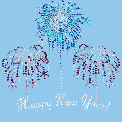 Happy New Year Fireworks - Women's T-shirt