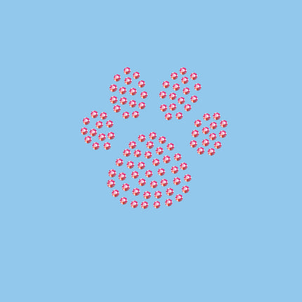 Paw (Pink Rhinestuds) - Women's T-shirt