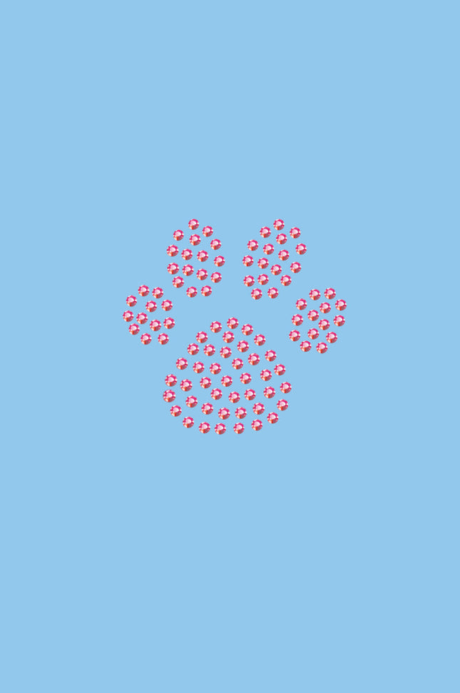 Paw (Pink Rhinestuds) - Women's T-shirt