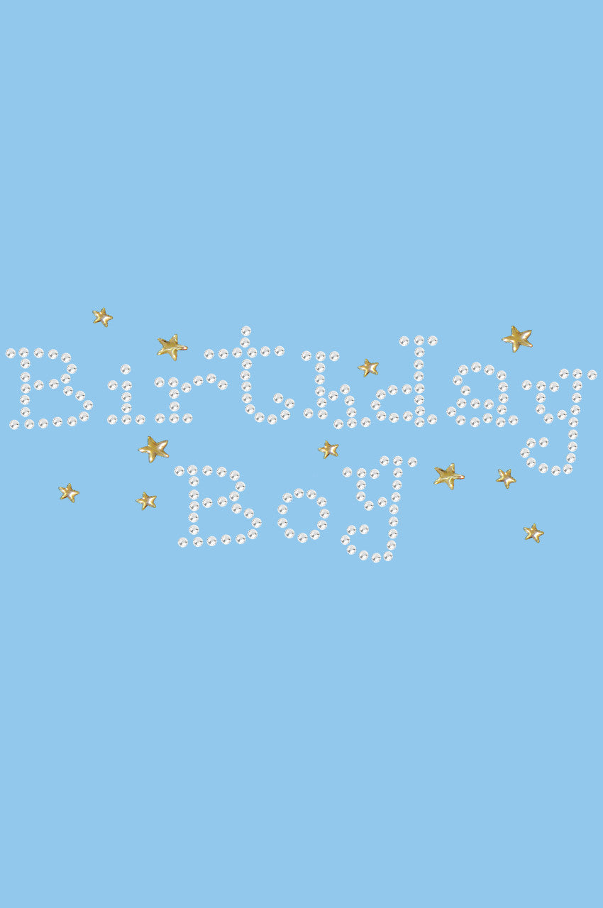 Birthday Boy with Gold Stars - Bandana