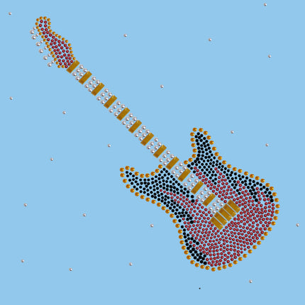 Guitar (Red & Gold) - Bandanna