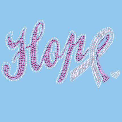 Hope with Cancer Ribbon - Women's T-shirt